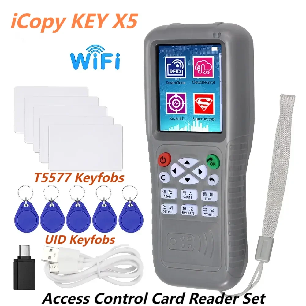 Nfc Card Reader Vending - Kopiarka WiFi RFID, Duplikator, Czytnik/Programator NFC,