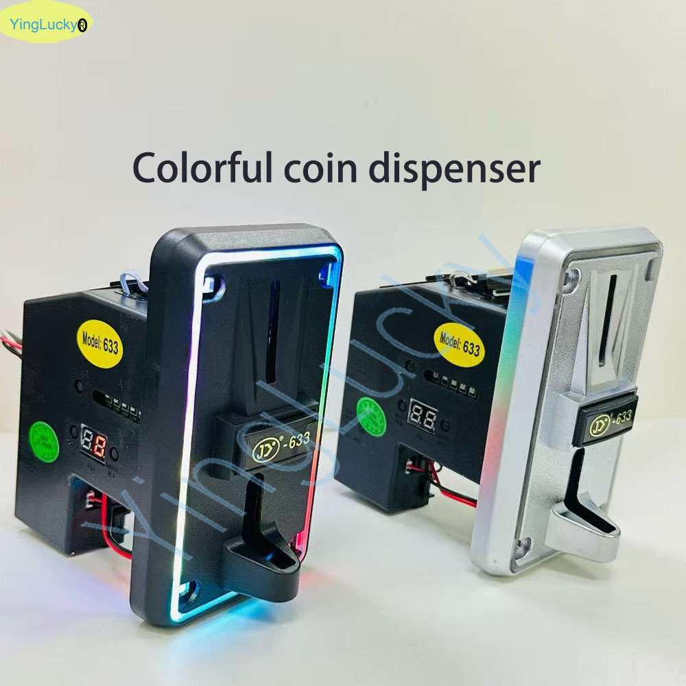 Coin Acceptor Selector - Kolorowy czytnik monet LED, selektor monet,