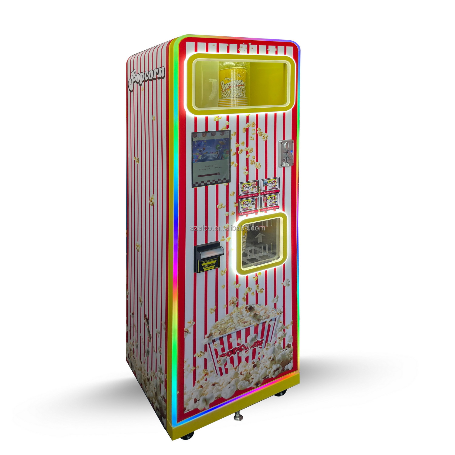 Popcorn Vending Machine - Automat do popcornu z dwoma smakami,