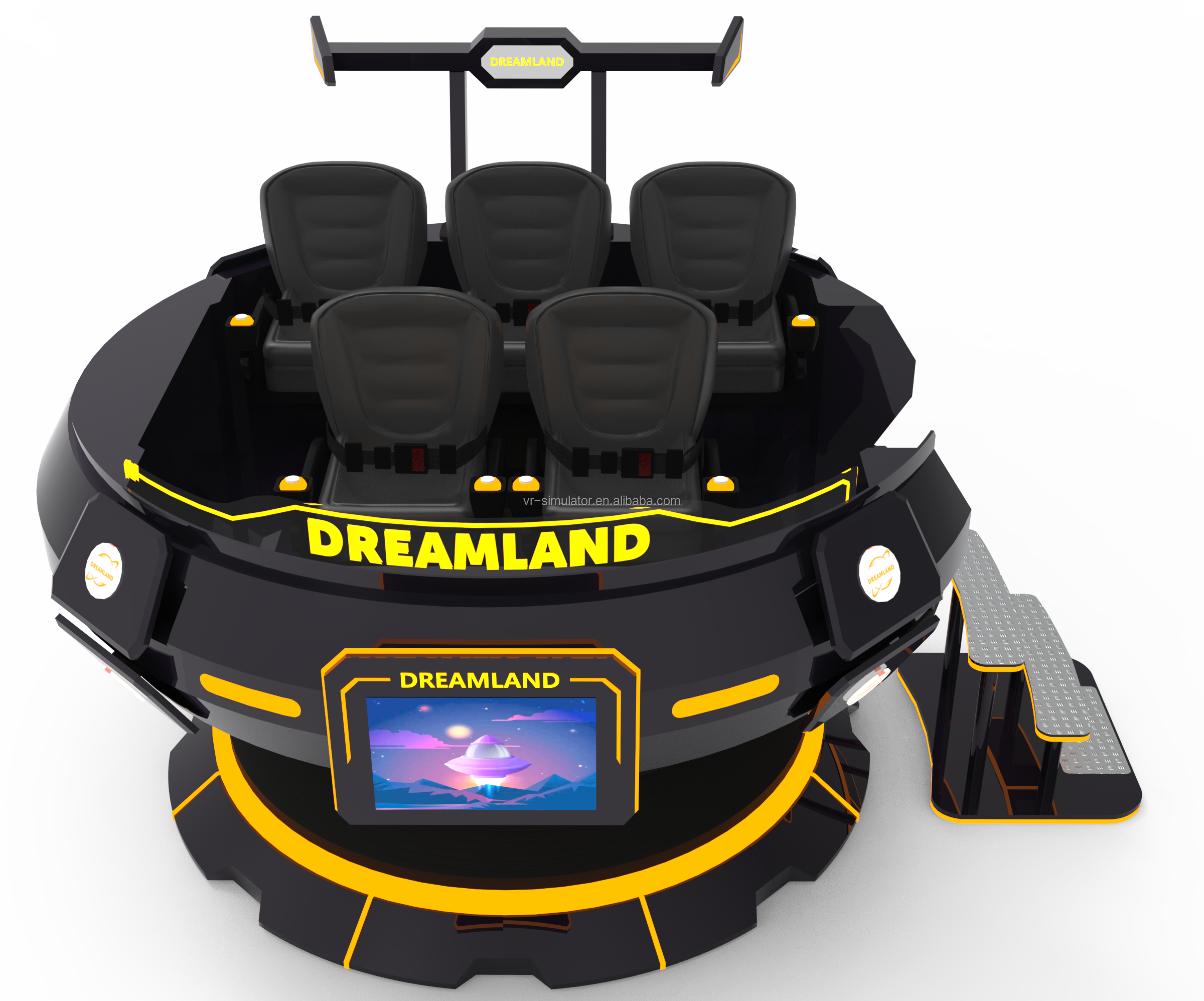 9D Vr Simulator - Kabina z okularami VR Dreamland 9D,