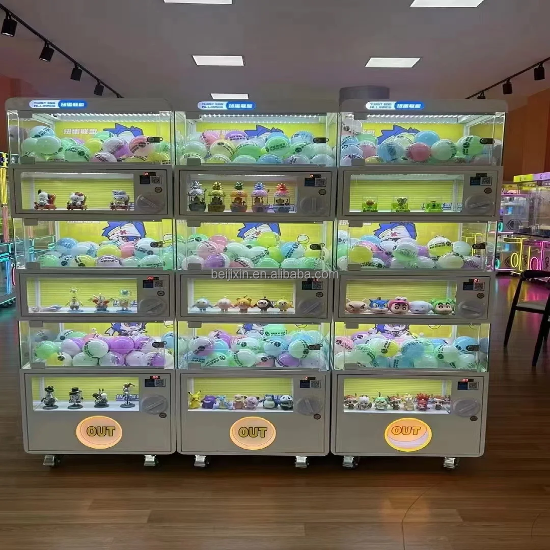 Whack A Mole Arcade - Automat na kapsułki z trzema poziomami,