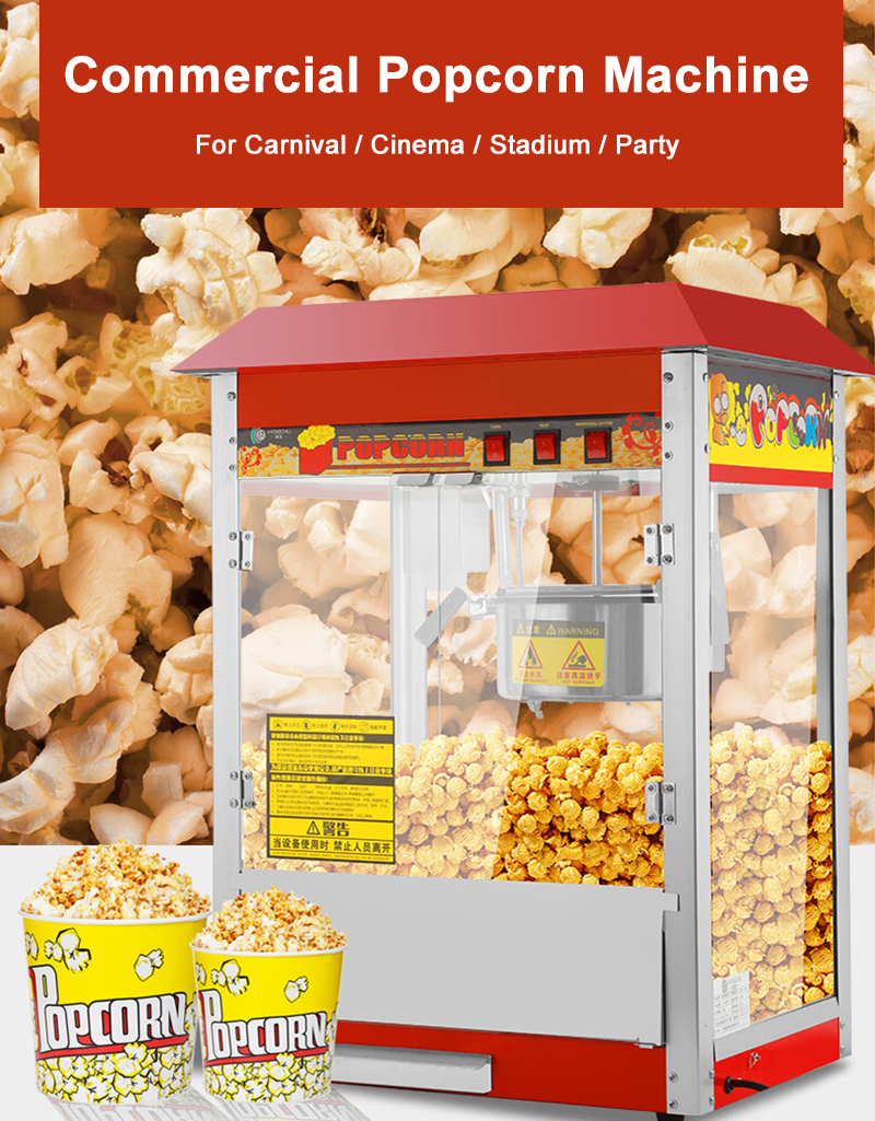 Popcorn Vending Machine - Profesjonalna maszyna do popcornu, elektryczna maszyna