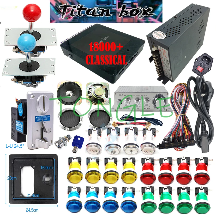 Arcade Game Cabinet - 2 gracze Titan Box 18000+ w
