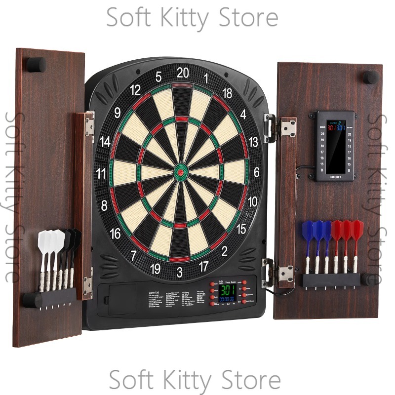 Zestaw do gry w rzutki z szafk – Electronic Dartboard Cabinet recenzja i cena