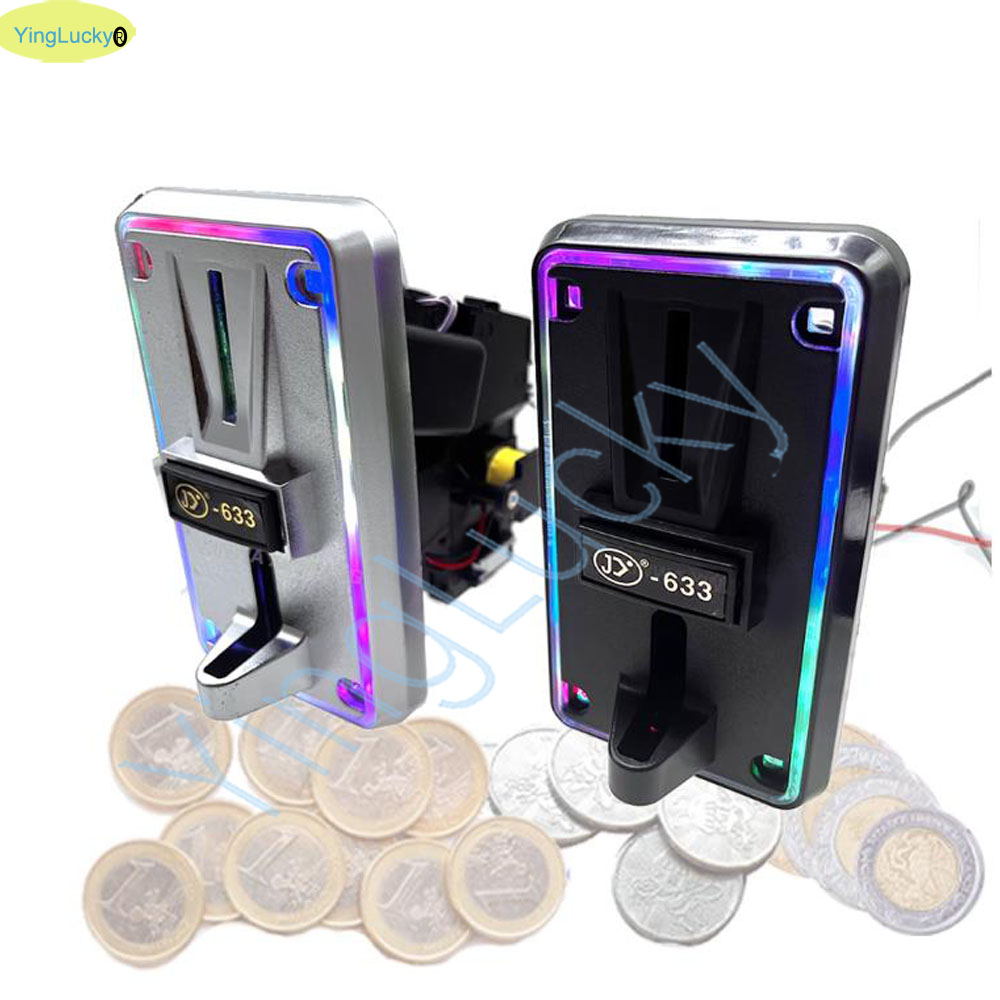 Kolorowy czytnik monet LED, se – Coin Acceptor Selector recenzja i cena