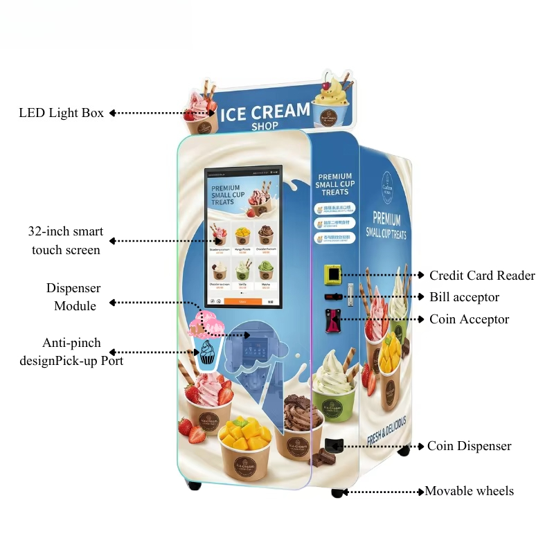 Automat do lodów włoskich z mo – Popcorn Vending Machine recenzja i cena