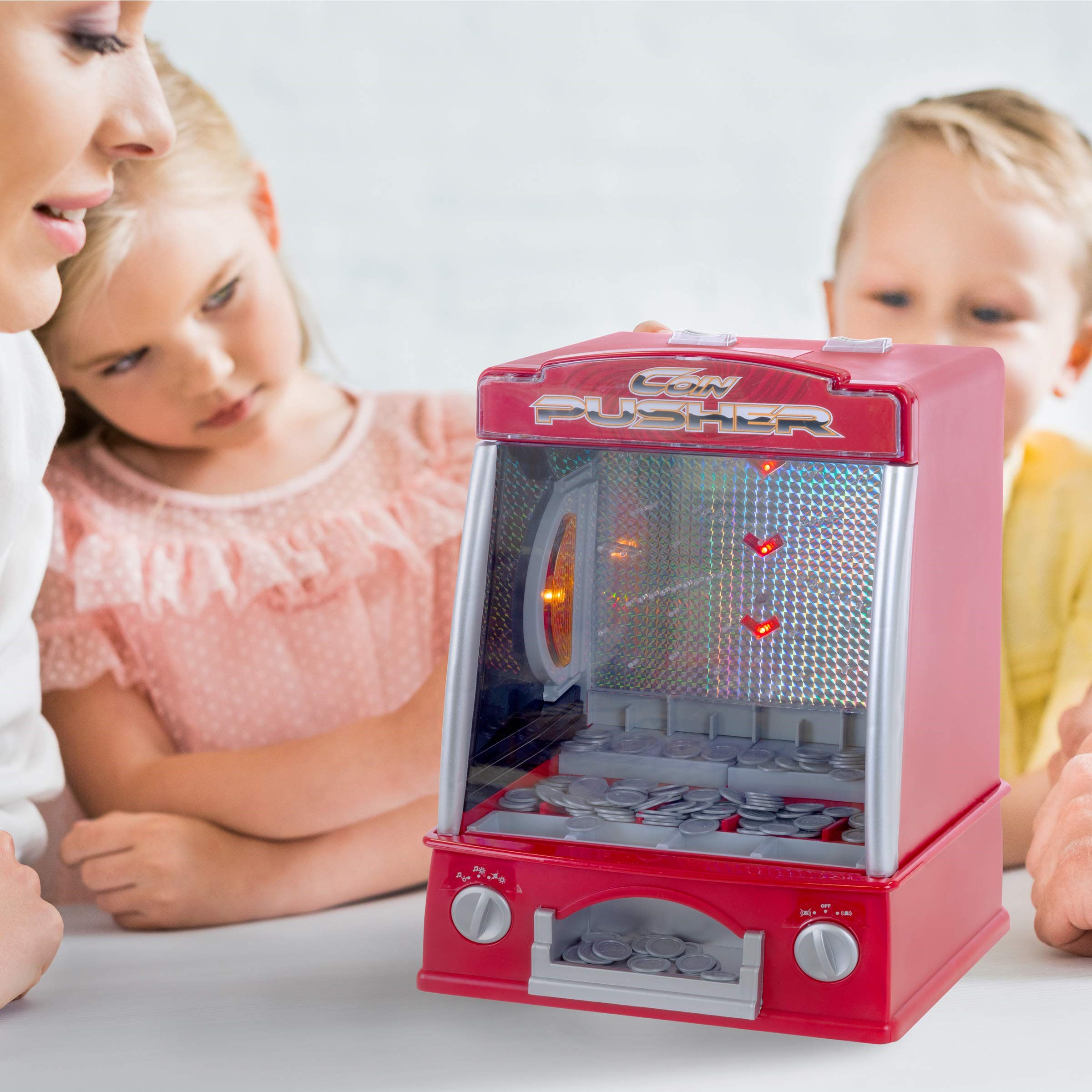 Coin Pusher miniaturowa gra ar – Arcade Prize Vending Machine recenzja i cena
