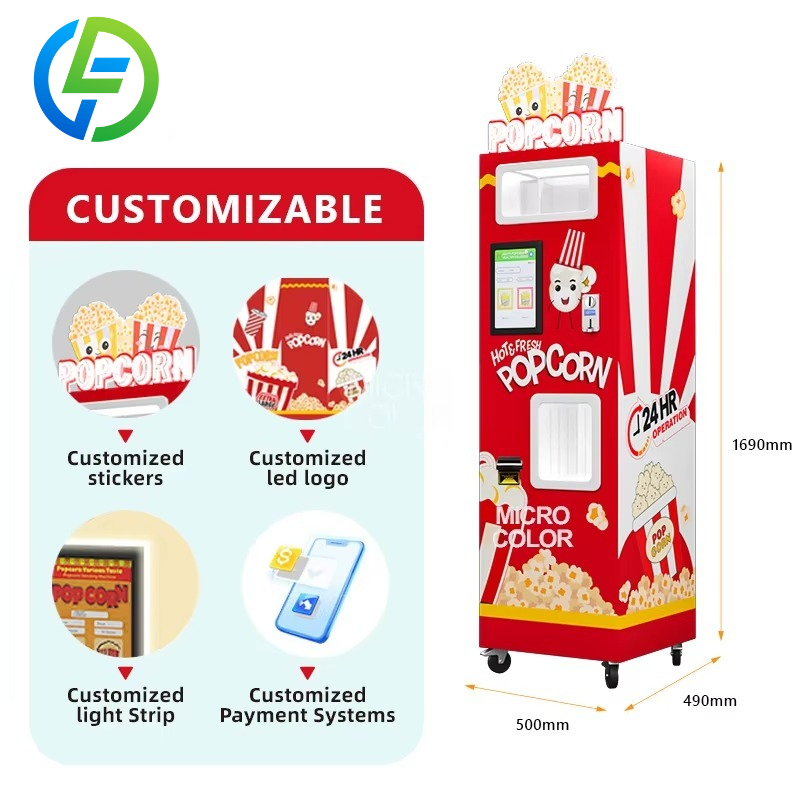 Dostosowywana Komercyjna Maszy – Popcorn Vending Machine recenzja i cena