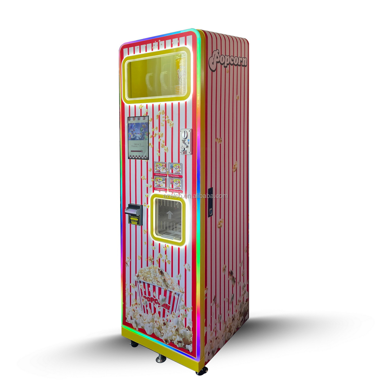 Automat do popcornu z dwoma sm – Popcorn Vending Machine recenzja i cena