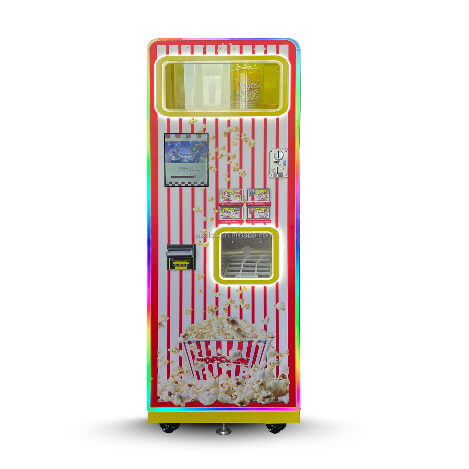 Automat do popcornu z dwoma sm – Popcorn Vending Machine recenzja i cena