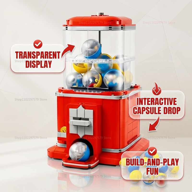 1343 Elementy Zestaw Klocków d – Arcade Vending Machines recenzja i cena