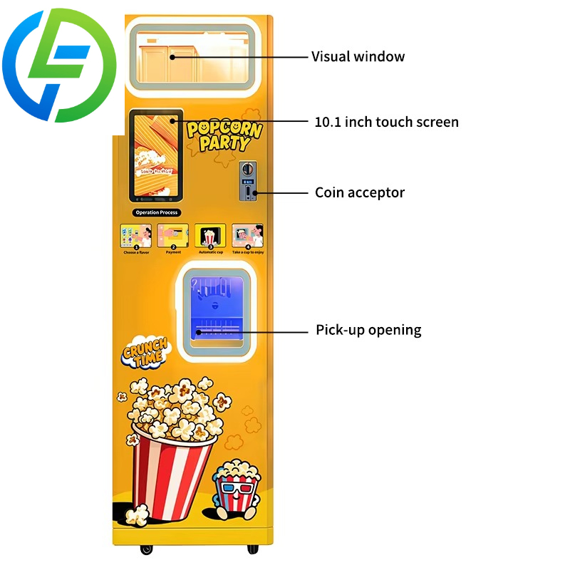 Automat do popcornu na gorące  – Popcorn Vending Machine recenzja i cena