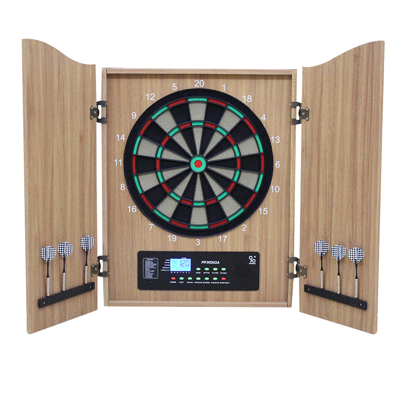 Luksusowa drewniana szafka na  – Electronic Dartboard Cabinet recenzja i cena