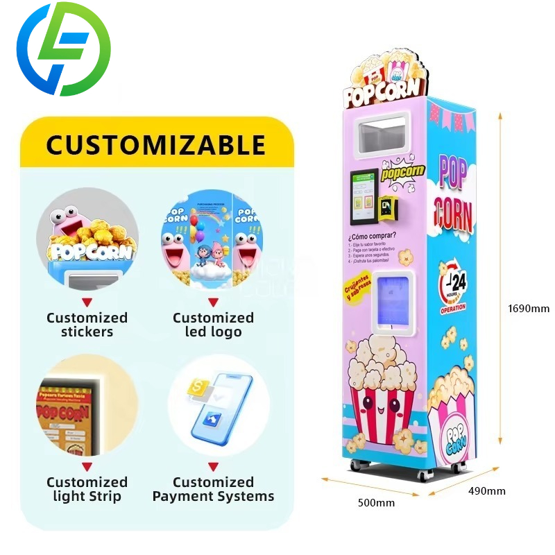Automatyczne maszyny do popcor – Popcorn Vending Machine recenzja i cena