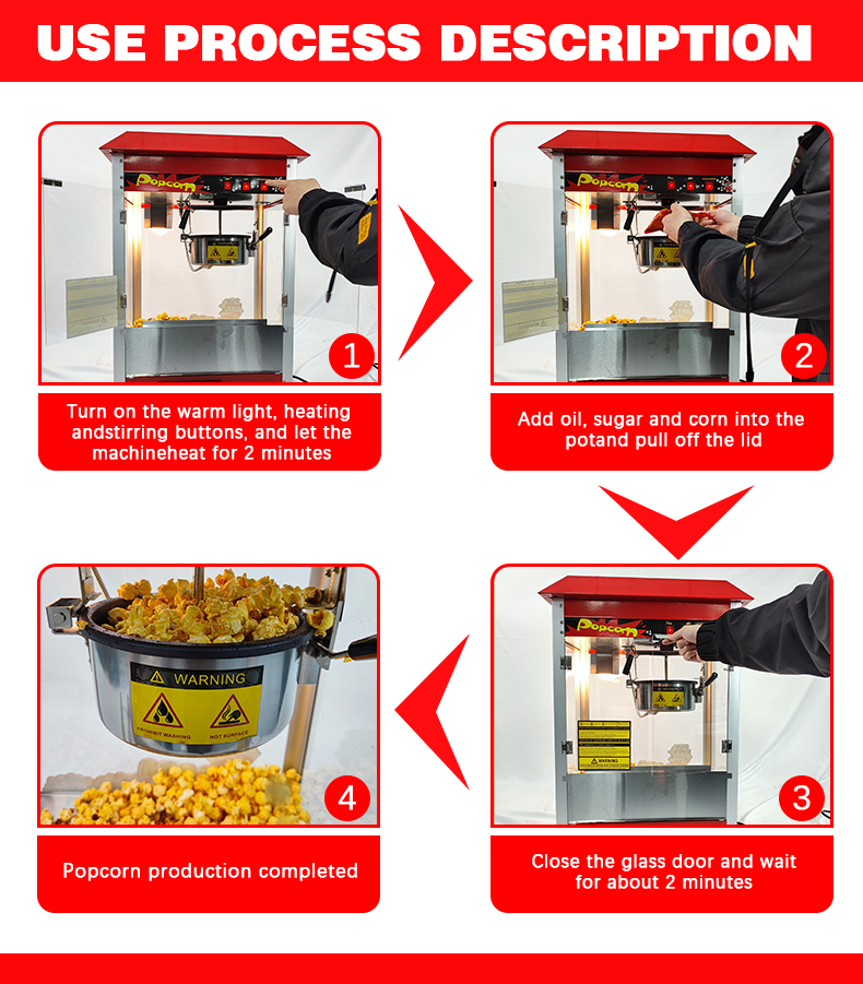 Profesjonalna maszyna do popco – Popcorn Vending Machine recenzja i cena